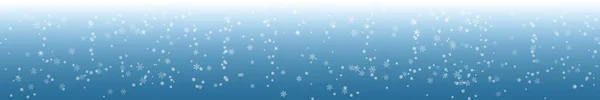Winterachtergrond Met Sneeuwvlokken Sneeuwval Banner Voor Kerstmis Nieuwjaar Ontwerp Winterversiering — Stockvector