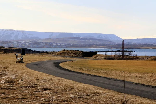 Будівлі Кольори Рейк Явіка Ісландії Цьому Чудовому Місті Країні Багато — стокове фото