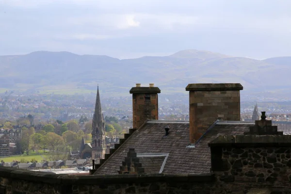 Det Finns Mycket Att Staden Edinburgh Borgar Byggnader Och Intressanta — Stockfoto