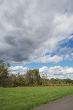 Graeme Park 'ta bir sonbahar öğleden sonrası, Horsham, PA. Sonbahar sezonu parkın her yerinde..