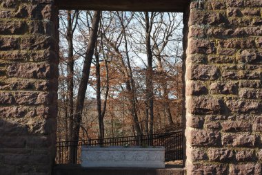 Ev, bahçeler ve Newtown 'daki Tyler Malikanesi, PA.