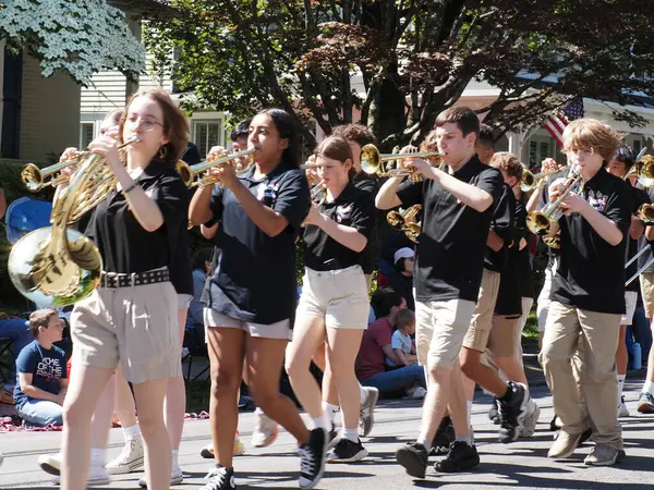 Bu Doylestown Anma Günü Geçidi, 150 yıldan uzun süredir ABD 'deki en eski geçit töreni..