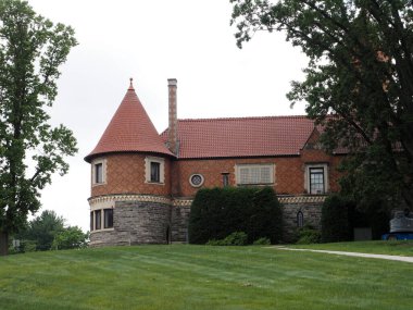 Glenside 'daki Arcadia Üniversitesi' nin kampüsü, bahçesi ve binaları.