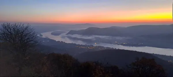 panoramik danube, hungary, Borzsony dağları
