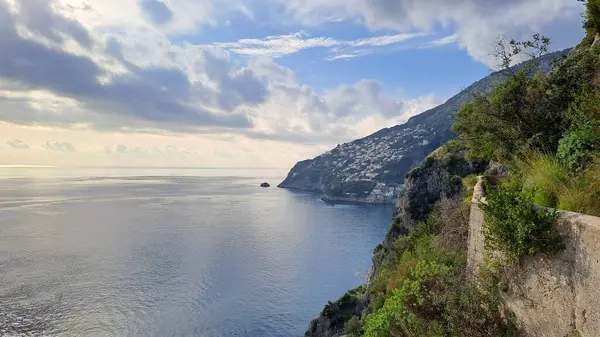 Amalfi Sahili ve Sorrento 'nun güzel deniz manzarası