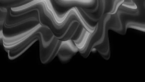 Gelombang Neon Abstrak Seamless Loop — Stok Video