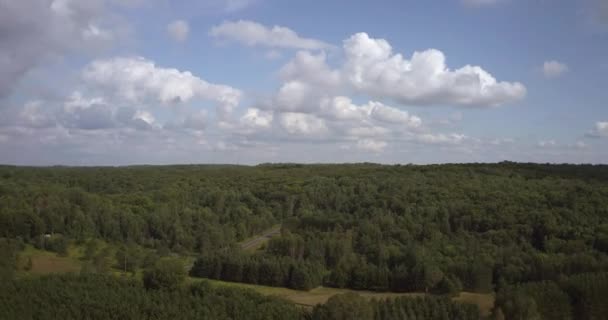 Aerial Hyperlapse Ontario Канада Возрастная Страна Снимок Raw — стоковое видео