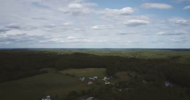 Aerial Hyperlapse Ontario Canada Cottage Country Розстріляний Raw — стокове відео