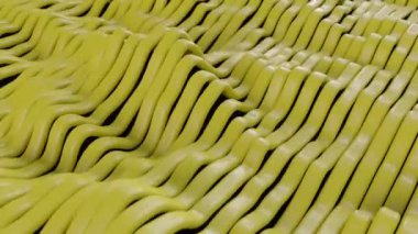 Soyut Renkli Dalgalar. Kusursuz Döngü.