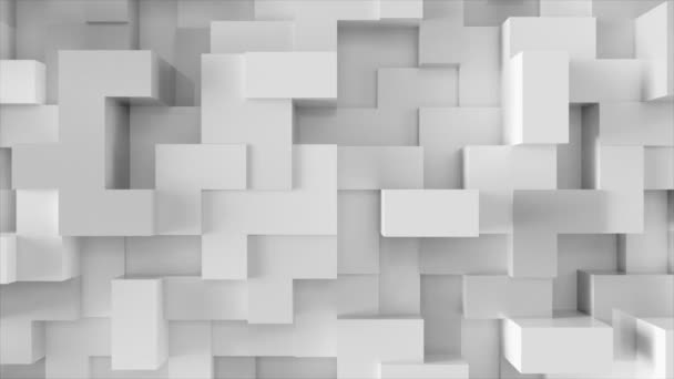 Měnící Barevné Bloky Bezešvé Smyčky — Stock video