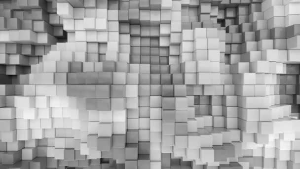 4K变色立方体表面 Cgi动画 无缝圈 — 图库视频影像