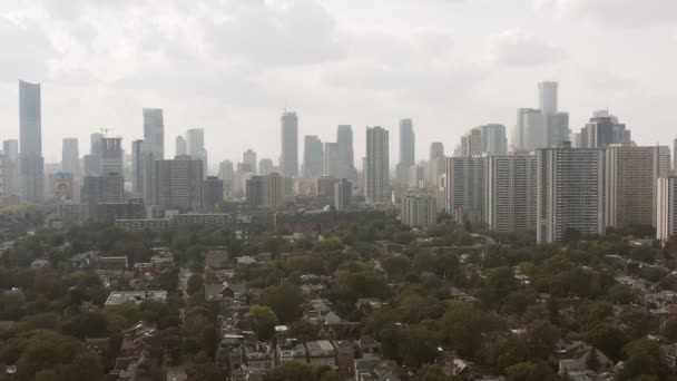 Aerial Establishing Shot Generic Non Descript Metropolitan City Cinematic Footage — Stock Video