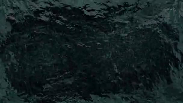 Абстрагируясь Океанических Волн Cgi Анимация — стоковое видео
