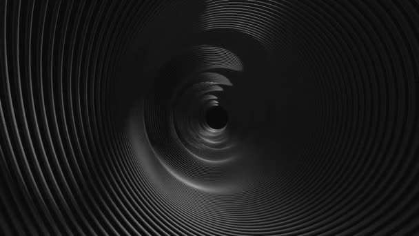 Абстрактний Дисковий Тунель Безшовна Петля — стокове відео