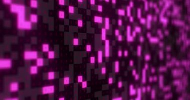 4K onaltılık kodlama konsepti. Rakamlar ve harflerle dolu fütüristik bir geçmiş. Kusursuz döngü.