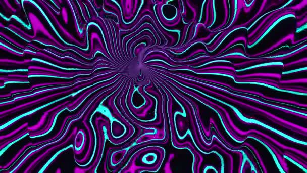 Abstract Wavy Tech Background Seamless Loop — Stock Video