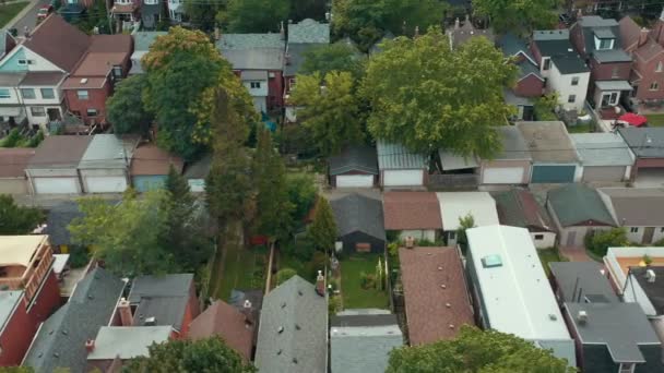大都市の住宅地の空中確立ショット シネマティック4K映像 — ストック動画