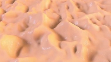 4K Soyut Organik Jöle. Kusursuz Döngü