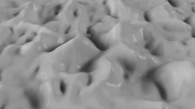 4K Soyut Organik Jöle. Kusursuz Döngü