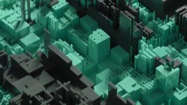 4K Soyut Teknoloji Geçmişi. Kusursuz döngü