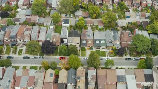 大都市の住宅地の空中確立ショット シネマティック4K映像 — ストック動画