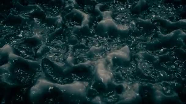 Resumen Ferrofluido Lazo Sin Costura — Vídeo de stock