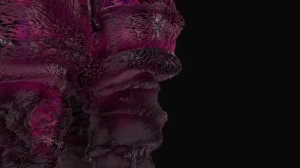 폭발적 입방체가 프레임에 Uhd 애니메이션 — 비디오