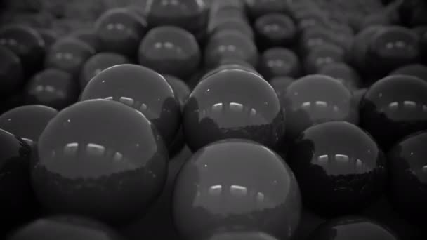 Soyut Küre Molekülleri Canlandırma — Stok video