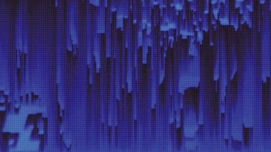 4K Soyut Glitch Teknoloji Arkaplanı. Kusursuz Döngü.