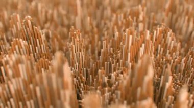 4K Soyut Kübik Dalga Biçimi. Kusursuz döngü