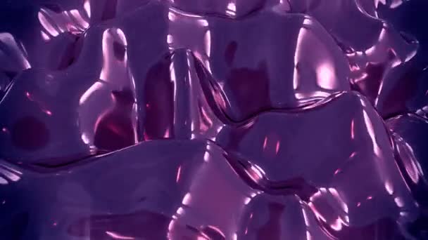 Abstract Liquid Metal Bucle Sin Costura — Vídeos de Stock