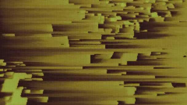 Abstract Glitch Technology背景 シームレスなループ — ストック動画