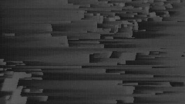 Abstract Glitch Technology背景 シームレスなループ — ストック動画
