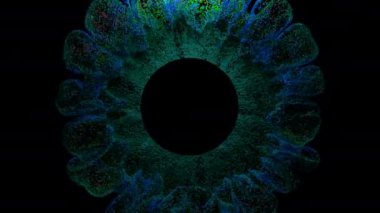 4K CGI boya simülasyonu. Logo ve kopyalama alanı.