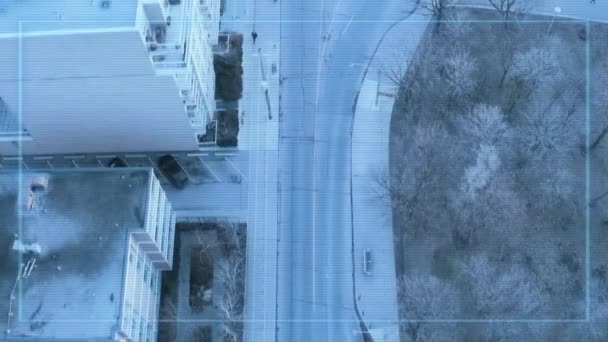 4K自动驾驶汽车 运动图形组合 — 图库视频影像