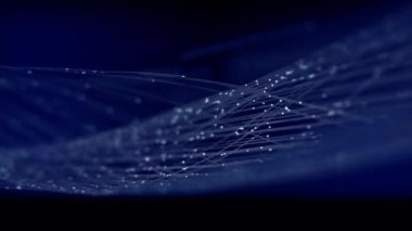 Fiber Optik Veri İletişim. 4K UHD canlandırması.