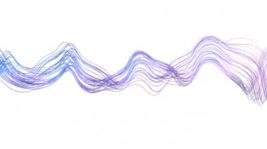 4K Soyut Dalga Çizgileri. Kusursuz döngü