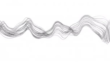 4K Soyut Dalga Çizgileri. Kusursuz döngü