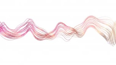 4K Soyut Dalga Çizgileri. Kusursuz döngü