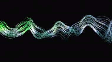 4K Soyut Dalga Çizgileri. Kusursuz döngü