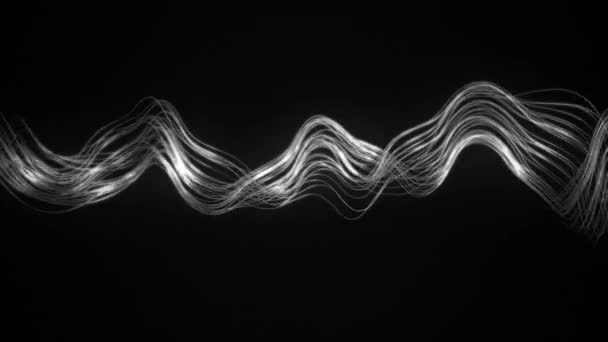 4K抽象波纹线 无缝圈 — 图库视频影像
