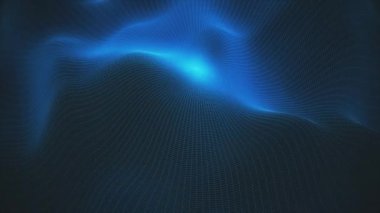 4K Soyut Şebeke Dalgalanıyor. Kusursuz Döngü