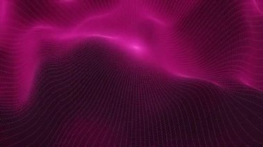 4K Soyut Şebeke Dalgalanıyor. Kusursuz Döngü