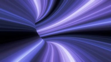 4K Soyut Warp Tüneli. Kusursuz döngü