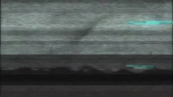 Biçimli Pikselleştirilmiş Gürültü Arızası Hasarı Kusursuz Döngü — Stok video