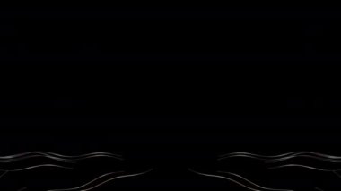 Soyut Dalga Çizgileri. Kopya alanı ile 4K UHD canlandırması.