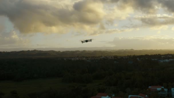 Vista Aérea Dron Vuelo Filmación Cinematográfica — Vídeos de Stock