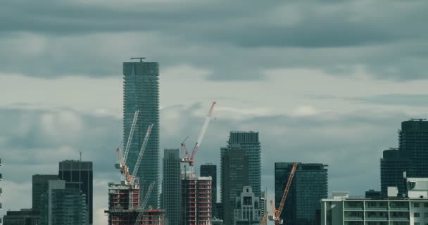 Pengambilan Gambar Dari Langit Toronto Shot Cinema Camera — Stok Video