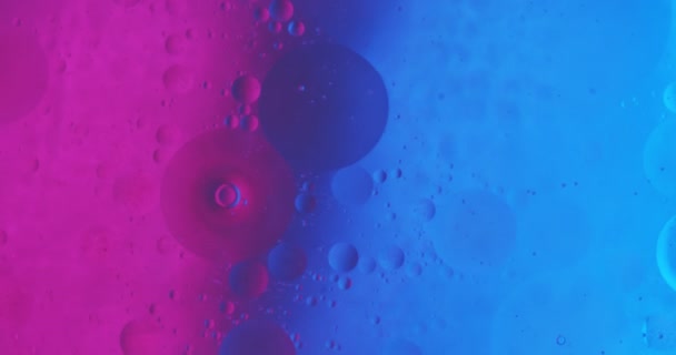 Minyak Bubble Background Shot Raw Cinema Camera — Stok Video