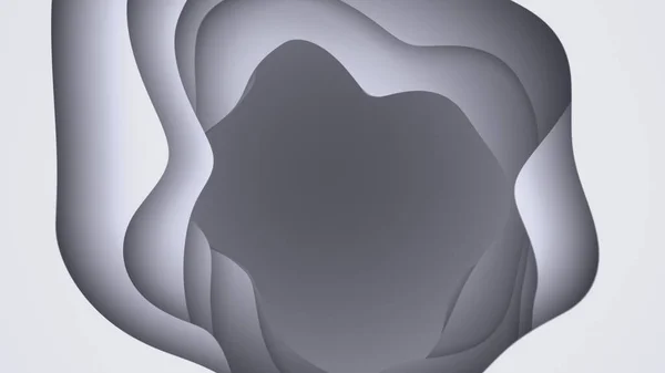 Soyut beyaz eğriler. Kusursuz döngü.